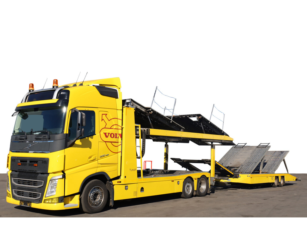 Volvo  FH 500 6X2 Tijhof 3x 2021!! Full Air ACC Standairco Winde Autotransporter