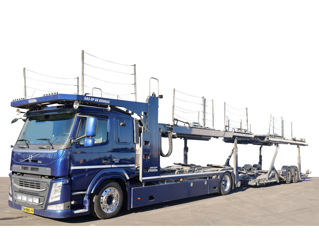 Volvo  FM 460 Groenewold Classic + X152 3x 2018!! Clima Standairco Winch Xenon EURO 6 Autotransporter