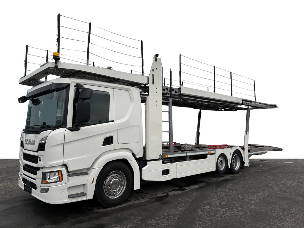 Scania  P410 6x2 Kassbohrer Citytrans Pro 5 Car Retarder Standairco Autotransporter