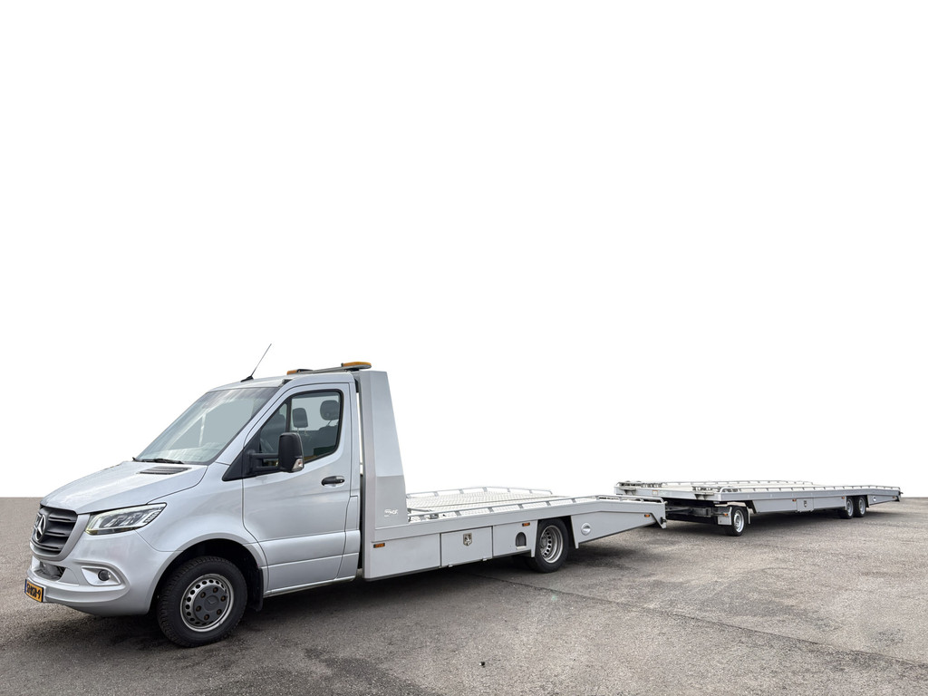 Mercedes-Benz  Sprinter 519 V6 Tijhof TS5400 aanhanger Luft Winde autotransporter