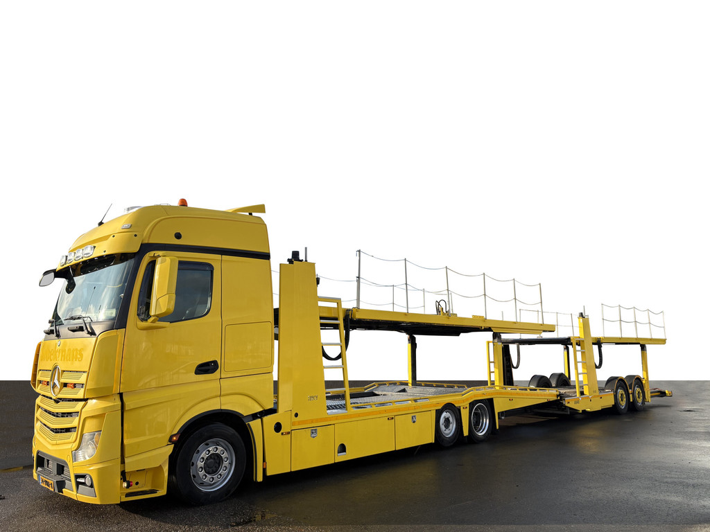 Mercedes-Benz  ACTROS 2445 Tijhof 8-Car TA 15000 Winch EURO 6 Autotransporter